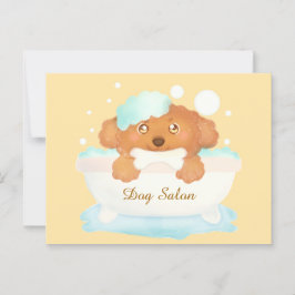 Hundebausalon Postkarte