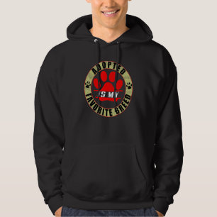 Hundebesitzer Adoptiert Hund ist meine Lieblingszu Hoodie
