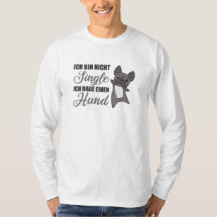 Hundebesitzer des französischen Bulldog-Single T-Shirt