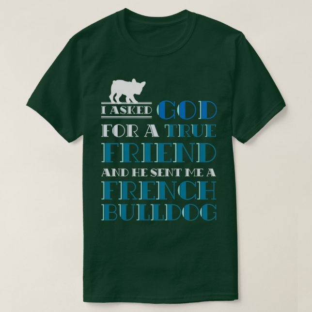 Hundebesitzer Geschenk Frenchie Dog Lover French B T-Shirt (Design vorne)