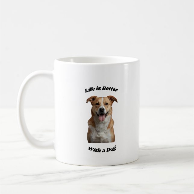 Hundebesitzer-Geschenktasse Kaffeetasse (Links)