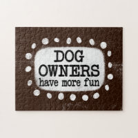 Hundebesitzer haben mehr Spaß beim Jigsaw-Puzzle