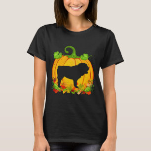 Hundebesitzer Halloween Kostüm English Bulldog T-Shirt