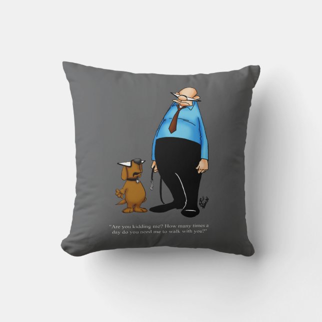 Hundebesitzer humorvolle Kissen-Geschenke Kissen (Vorderseite)