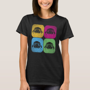 Hundebesitzer Tierbesitzer Tier Pop Puggle T-Shirt