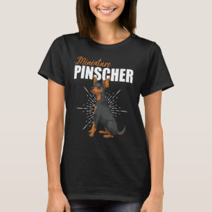 Hundebesitzer Tierminiatur Pinscher Haustierbesitz T-Shirt