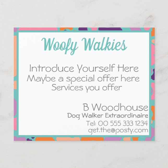 Hundeböttengeschäft Flyer (Vorne)