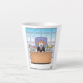 Hundebuchhalter in und aus Feldern Milchtasse