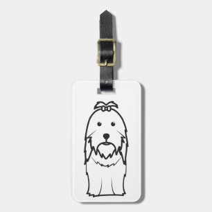 HundeCartoon Shih Tzu Gepäckanhänger