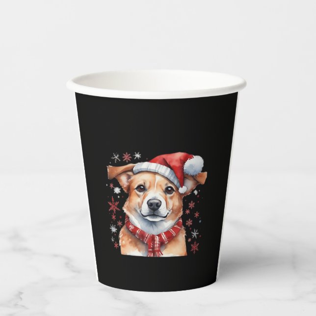 Hundechrismes Klassischer T - Shirt Pappbecher (Vorderseite)