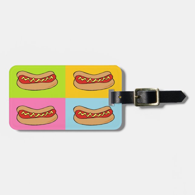 Hundedesign Gepäckanhänger (Vorderseite horizontal)