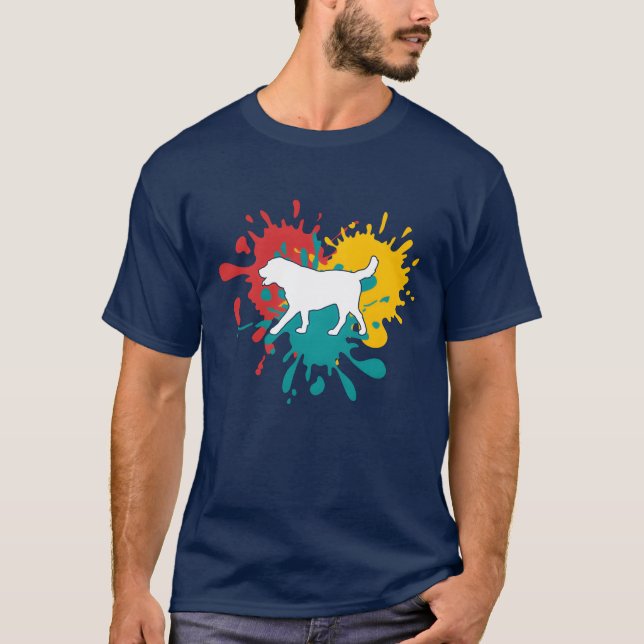 Hundefamilie T-Shirt (Vorderseite)