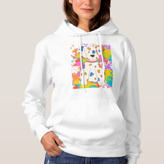 Hundefarbe Hoodie (Vorderseite)