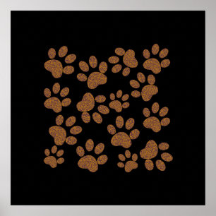 Hundefass für Wände Poster