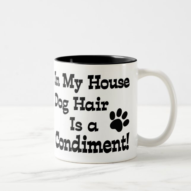 Hundefekt Zweifarbige Tasse (Rechts)