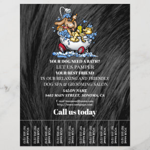 Hundefeld personalisierter Flyer