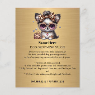 Hundefeld personalisierter Flyer
