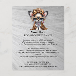 Hundefeld personalisierter Flyer