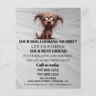 Hundefeld personalisierter Flyer