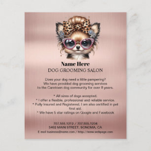 Hundefeld personalisierter Flyer