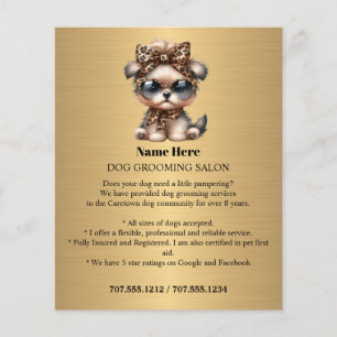 Hundefeld personalisierter Flyer