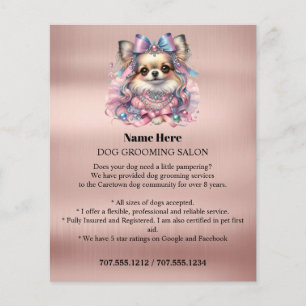 Hundefeld personalisierter Flyer