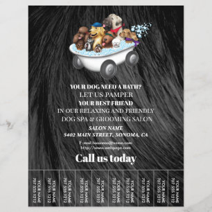 Hundefeld personalisierter Flyer