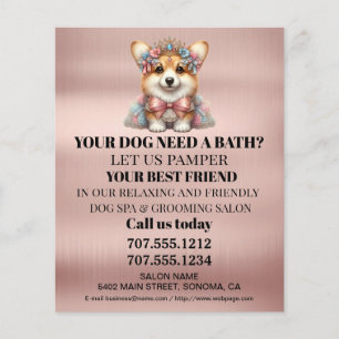 Hundefeld personalisierter Flyer