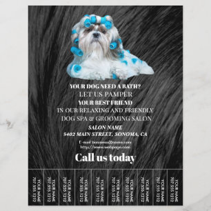 Hundefeld personalisierter Flyer