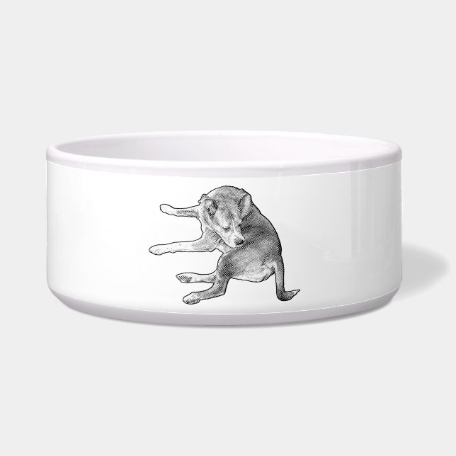 Hundefressspaß Napf (Vorderseite)