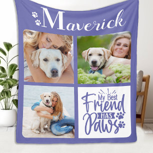 Hundefreund beste Freundin hat Pfoten 3 Haustier F Fleecedecke