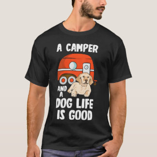 Hundefreund Camping Tier Camper Outrs Freund T-Shirt
