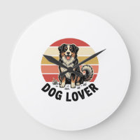 Hundefreund Vintage Gravur Süßer Hund Sonnenunterg