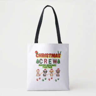 Hundefreund Weihnachten Familie-Weihnachts-Crew Hu Tasche
