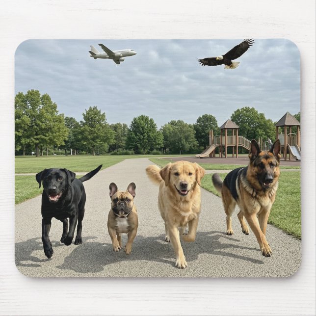 Hundefreunde Mousepad (Vorne)