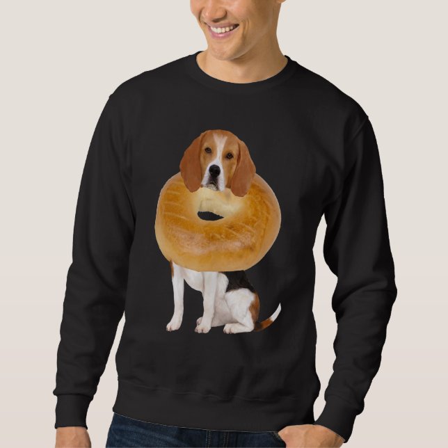 Hundefutter Beagle Bagel Sweatshirt (Vorderseite)