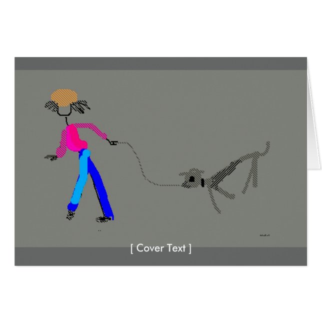 Hundegehen (Vorderseite (Horizontal))