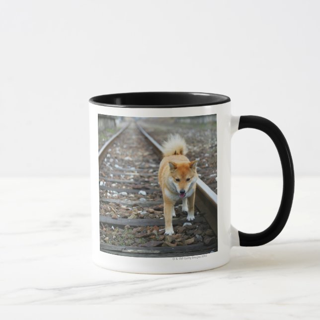 Hundegehende Bahn Tasse (Rechts)