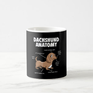 Hundegeschenk Anatomische Dackel Funny Weiner Kaffeetasse