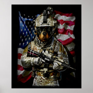 Hundegeschenk  Babyrottweiler Poster