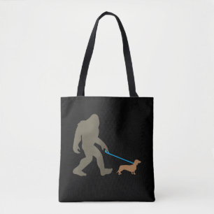 Hundegeschenk  Bigfoot Walking Dackel Tasche