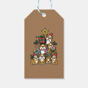 Hundegeschenk   Christmas Tree English Bulldog Dog Geschenkanhänger