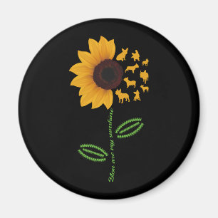 Hundegeschenk Du bist mein Französischer Bulldog Magnet