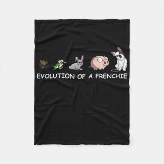 Hundegeschenk| Evolution eines Franzosen Fleecedecke