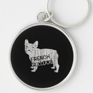 Hundegeschenk Fierce French Bulldog Schlüsselanhänger