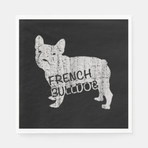 Hundegeschenk Fierce French Bulldog Serviette