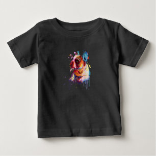 Hundegeschenk   Französische Bulldog Hand Zeichnen Baby T-shirt