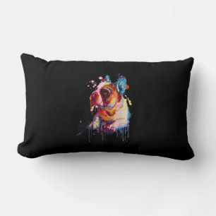 Hundegeschenk   Französische Bulldog Hand Zeichnen Lendenkissen