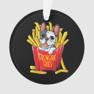 Hundegeschenk Frenchie Fries Ornament