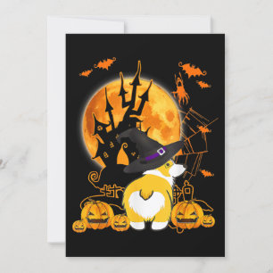 Hundegeschenk   Halloween Corgi Einladung